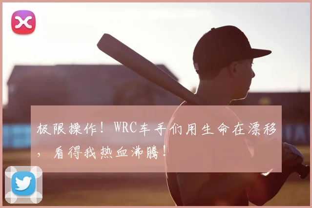极限操作！WRC车手们用生命在漂移，看得我热血沸腾！