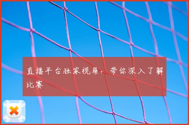 直播平台独家视角,带你深入了解比赛